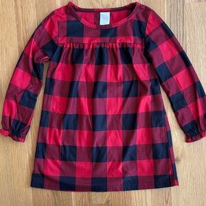 4T North Pole Trading Co Plaid Nightgown